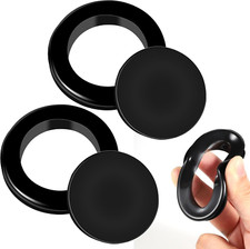 2 Pieces Silicone Patio Table Umbrella Hole Ring Plug and Cap Set for Outdoors P