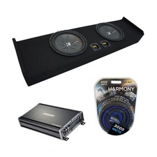 09-15 Ford F-150 Super Crew Truck Kicker CompR CWR10 Dual 10" Sub Box CX1200.1