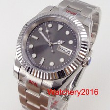 36mm Sapphire Crystal Luminous NH36A Men Watch Sunburst Dial Jubilee Bracelet