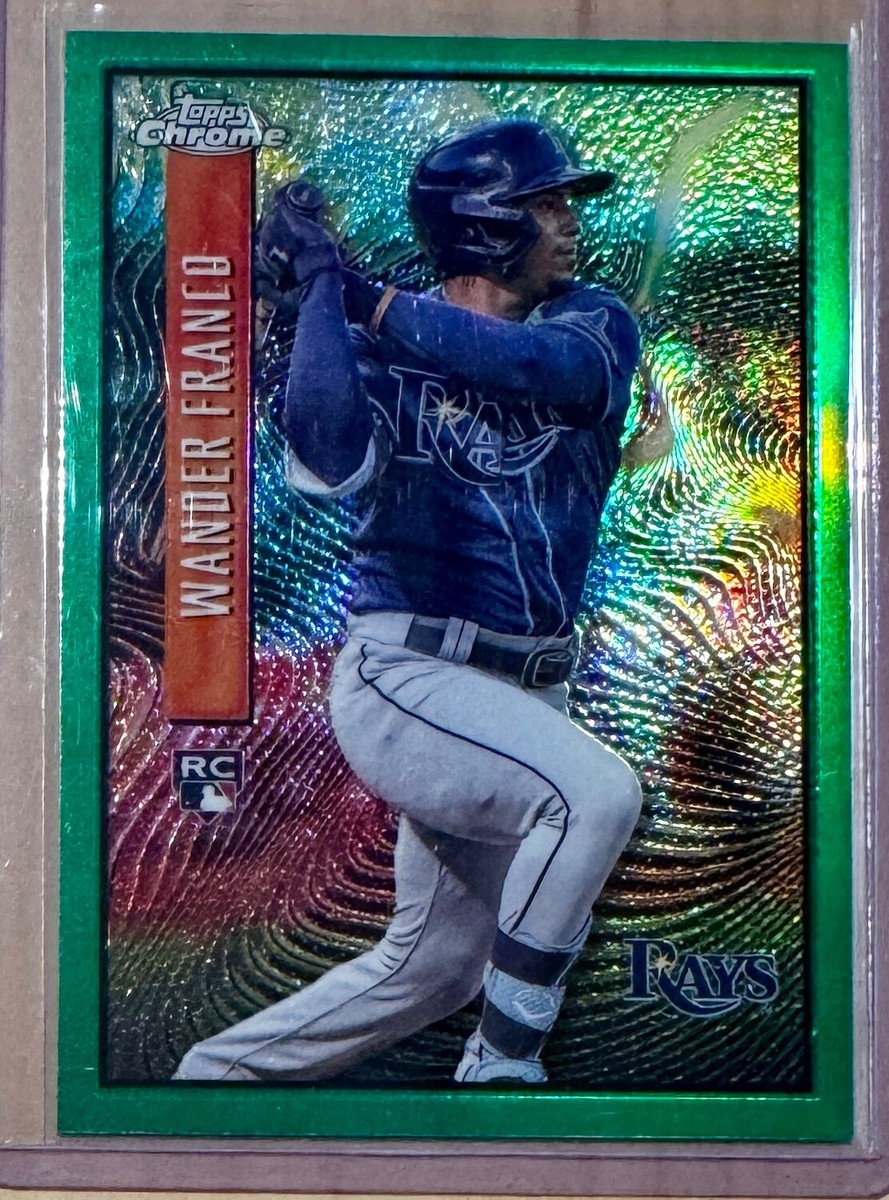 スポーツ選手 2022 Topps Green Ref 99 Wander Franco RC 2022 Topps Expose #EX-6 Wander Franco Rays RC Green /99 | eBay