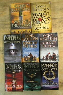 8 NAIL-BITING BOOKS  by CONN IGGULDEN  ** FREE UK POST ** PAPERBACK
