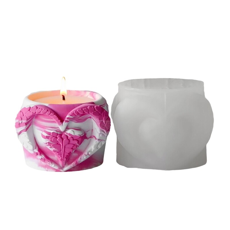 Heart Shape Storage Bowl Moulds Suitable for Making Resin or Cup