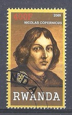 Rwanda 2009 Rotary International Freemasonry Nicolas Copernicus Poland Stamp