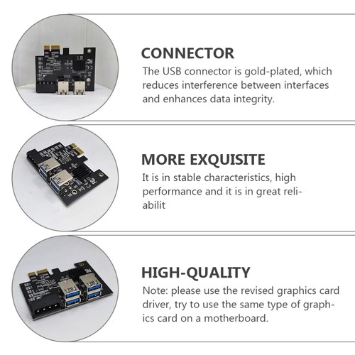 Carte D'extension PCI-E Rallonge De Câble Pcie Adaptateur Express - Zdjęcie 2 z 12