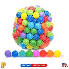 200 Colorful Mini Ball Pit Balls - Safe, Non-Toxic  Crush Proof for Toddlers
