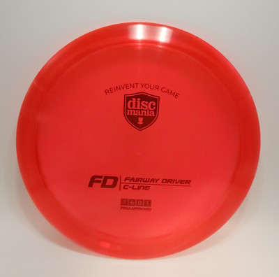 Disc Mania Red C-Line FD Fairway Driver 175 Grams