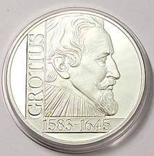 Netherlands Holland 25 ECU = Euro 1995 Proof Silver 925 Ø38mm 25g Grotius International Law 75.62 per troy oz