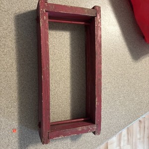 antique Weathered wooden handmade Shelf Towel Blanket quilt rack wall Mount