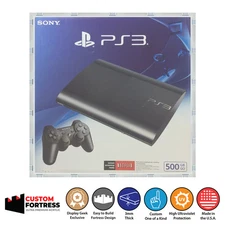 Custom Acrylic Hard Case for PS3 CONSOLE Video Game Console