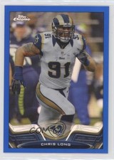 2013 Topps Chrome Blue Border Refractor 27/199 Chris Long #210 8d4
