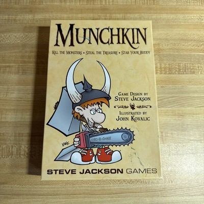 New Munchkin Steve Jackson Games Card Game Sealed First Edition 30th Print 2016