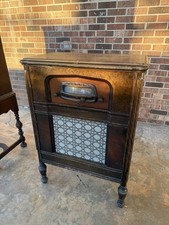 🍊Vintage 1929 RCA VICTOR R32 Console Radio w/ Speaker UNTESTED