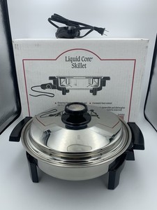 Poêle électrique Vintage West Bend 12 Pouces - Modèle 72200 - 1984 - Boîte Ouverte