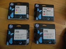GENUINE SET 4 HP 771 PRINTHEADS DESIGNJET Z6200 CE017A CE018A CE019A CE020A NEW