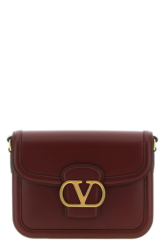 VALENTINO GARAVANI 9TO5 Small Brown Leather Shoulder Bag New & Authentic
