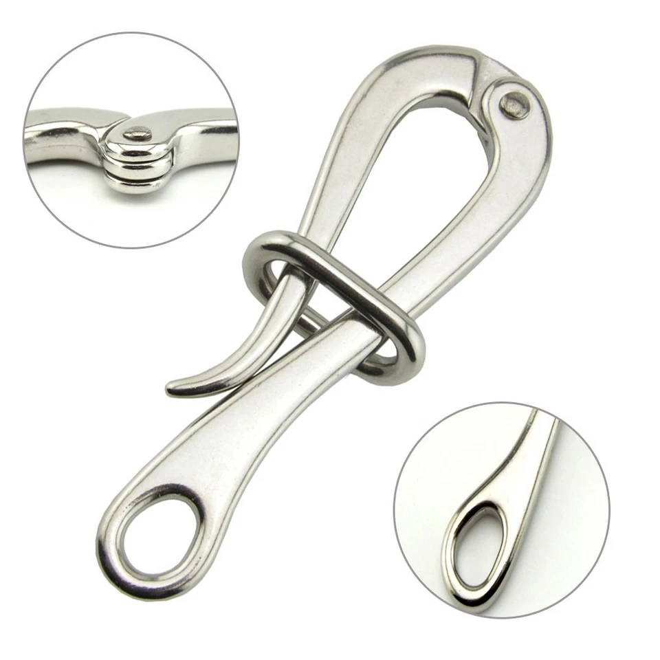 Teil Pelikanhaken Mit Glied Schnellspanner Schwerlast 147 Mm Ausrüstung - Bild 4 von 4