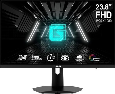 MSI G244F E2 24'' Class Full HD Gaming LCD Monitor - 16:9 - Black