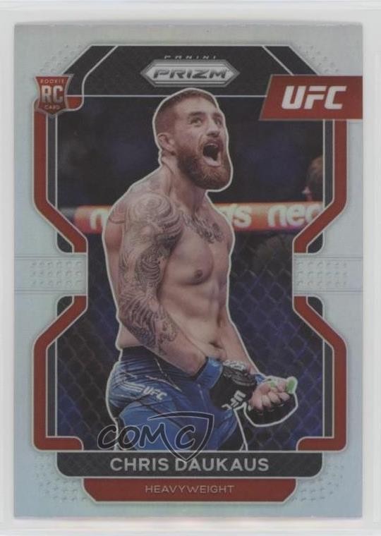 2022 Panini Prizm UFC Silver Prizm Chris Daukaus #199 0g14