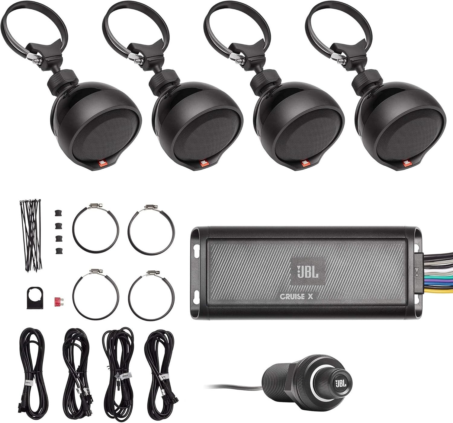 JBL CRUISE X Weather-Resistant ATV 4-Channel Plug and Play B