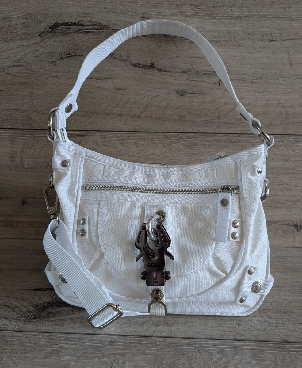 George Gina & Lucy Y2K Shoulder Crossbody Bag White GGL Me