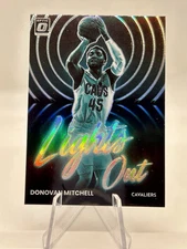 2022-23 Donruss Optic Lights Out Holo Prizm Donovan Mitchell #14 Cavaliers 