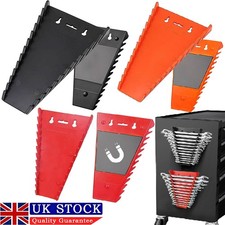 Magnetic Spanner Rack 24 Slot Drawer Tool Storage Wrench Holder Organiser Tidy