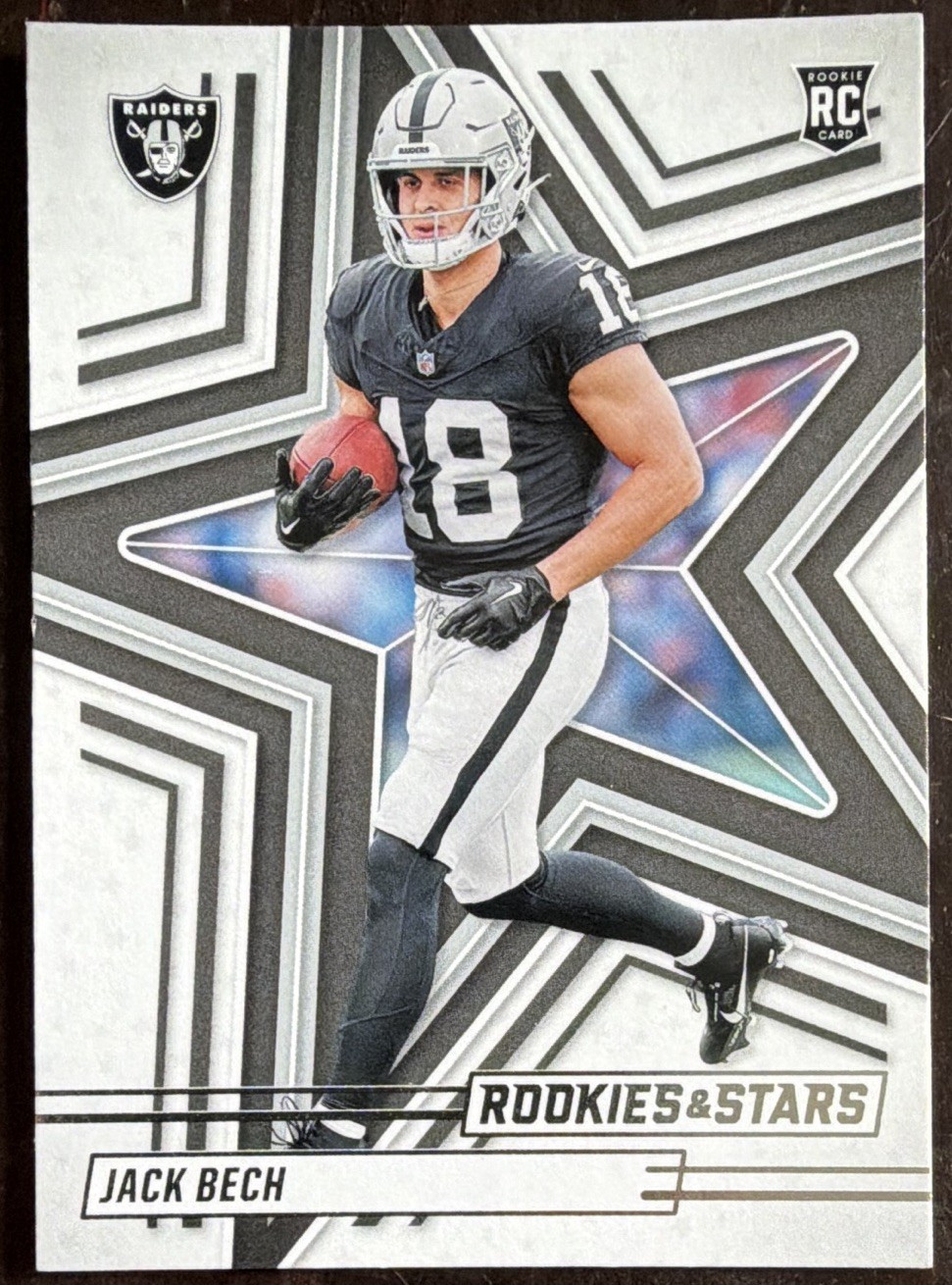 Panini 2025 Rookies & Stars Jack Bech Las Vegas Raiders Rookie #128