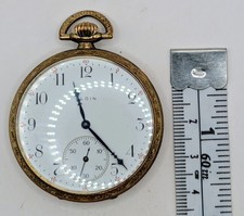 Elgin Gold Filled Pocket Watch - Runs Well