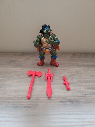 VTG 1994 TMNT Savage Leo Ninja Turtles Warriors Of The Forgotten Sewer Figure - Picture 1 of 17