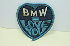 BMW Love You Vintage Patch Advertising Automobile Sew On Patch