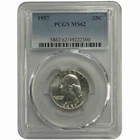 1957 Washington Quarter PCGS MS62