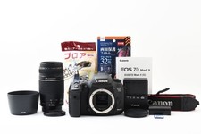 Canon EOS 7D Mark II Camera EF 75-300mm Lens Set, Used, Good Condition