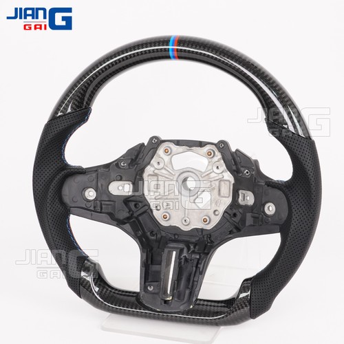 Real Carbon Fiber Steering Wheel For BMW G20 G21 G22 G80 F82 F83 F87 with Heated - Picture 3 of 13