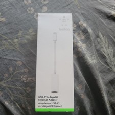 Belkin USB-C to Gigabit Ethernet Adapter - White