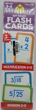 School Zone Get Ready Flash Cards Multiplication/Division 0-12 See Description 