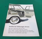 1960s ? VW Volkswagen KOMBI Factory Dealer POSTCARD