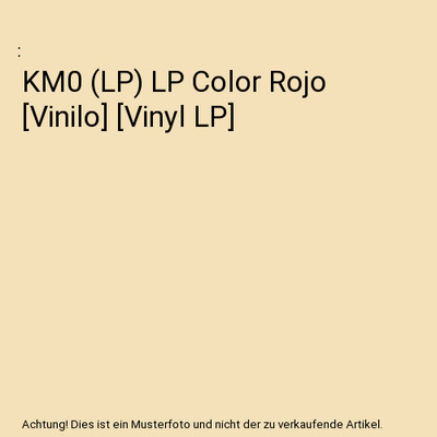 KM0 (LP) LP Color Rojo [Vinilo] [Vinyl LP]