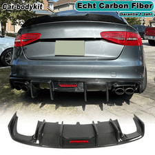 Carbon Heckdiffusor Heckstoßstange Diffusor Für Audi A4 S-line S4 B8.5 2013-2016