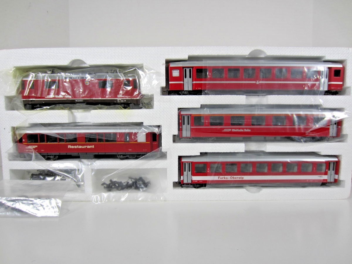 Bemo 7258 120 Rhatische Bahn Glacier Express Passenger Set | eBay