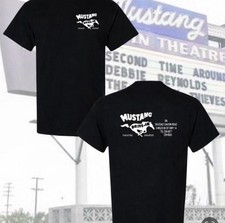 VINTAGE MUSTANG DRIVE IN LOGO TSHIRT SANTA CLARITA /SAUGUS VINATGE DRIVE IN