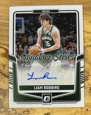2024-25 Panini Donruss Optic Liam Robbins Signature Series AUTO #SS-LIA