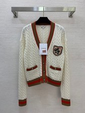 2026 spring hot sales  Fashionable embroidery 100% cashmere wool weave coat SML