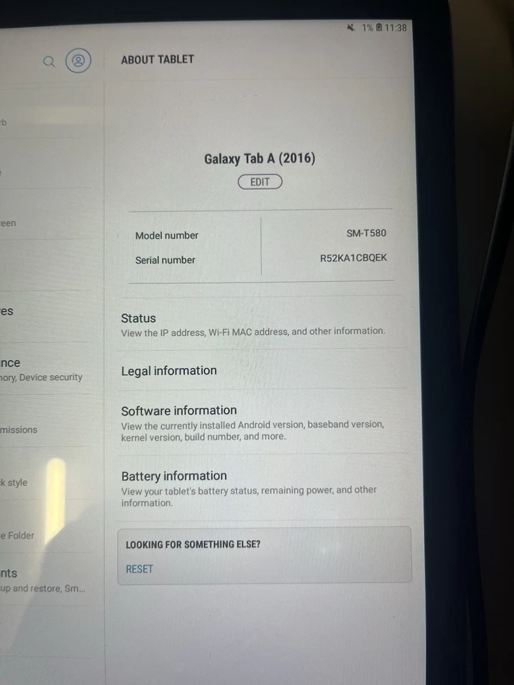 Samsung Galaxy Tab A6 (2016) 10.1" Wi-Fi Tablet - Image 3 of 3