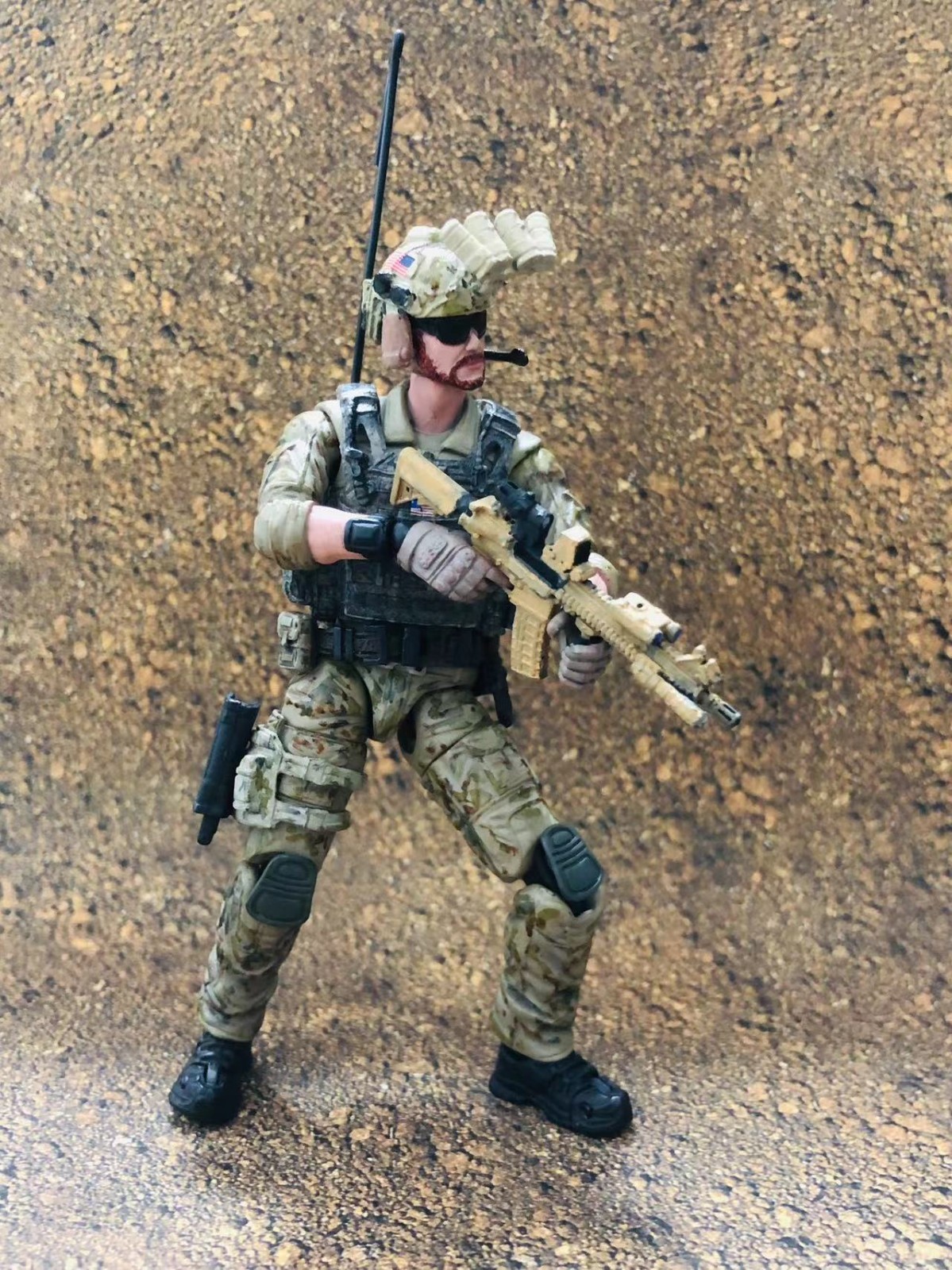 Custom 1/18 OPS-CORE FAST high-cut helmets LOT for 3.75