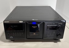 Sony Mega Storage 400 CD Compact Disc Player CDP-CX450 Belts Replaced No Remote