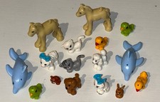 LEGO Minifigure Animali Cane Gatto Delfino Puledro Pony Uccellino Coniglio Amici