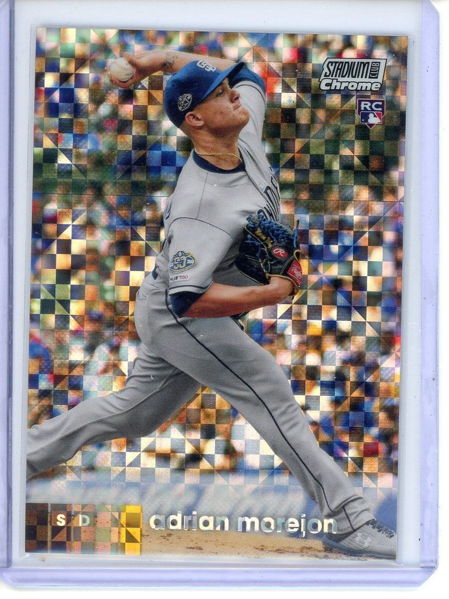 Adrian Morejon X-Fractor Rookie 2020 Stadium Club Chrome #84