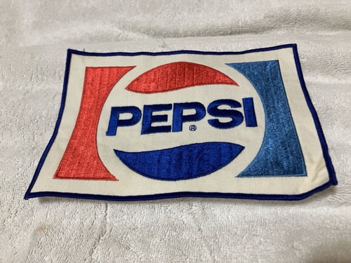 Parche para coser bordado anuncio refresco pespi grande original bordado - Imagen 1 de 24