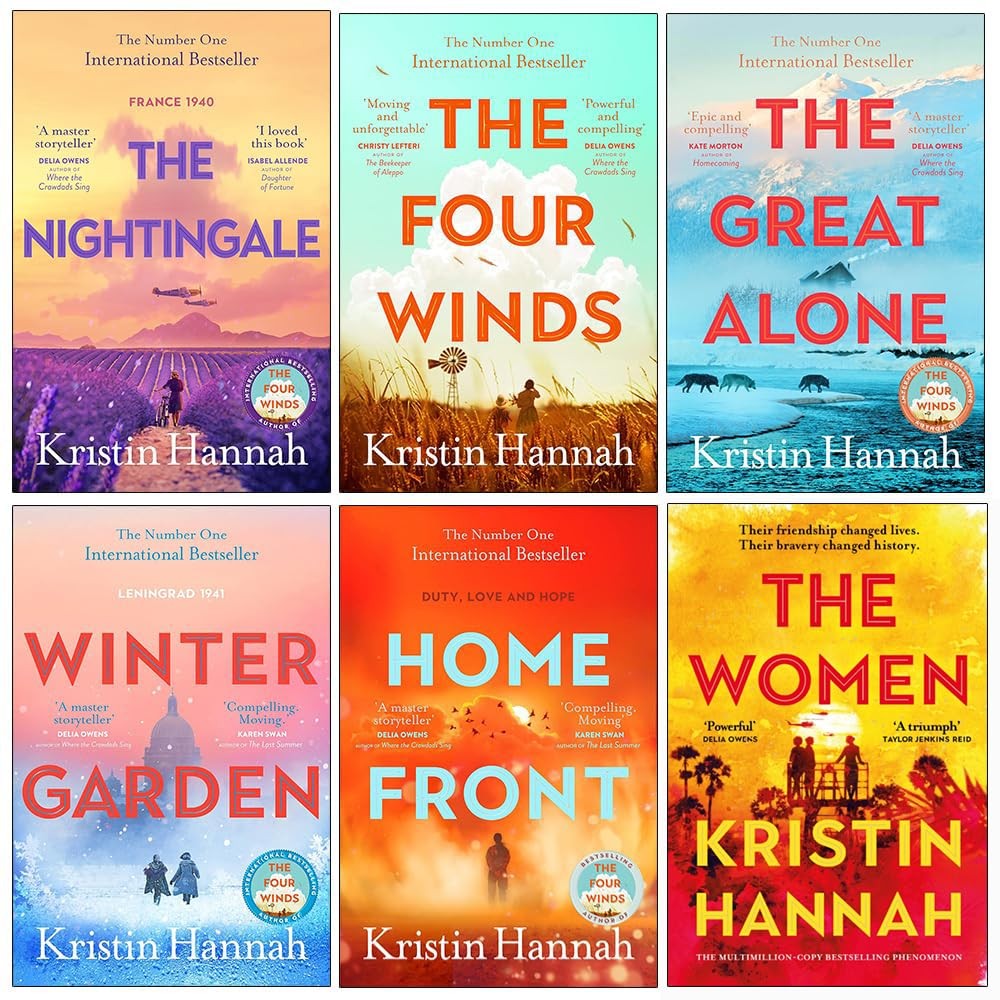 Kristin Hannah Collection 6 Books Set (The Nightingale, The Four Winds, T | TODO