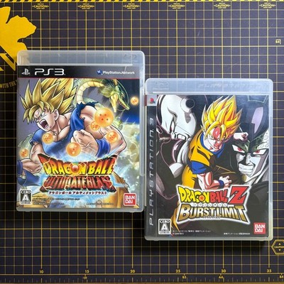 Lot 2 Dragonball Z Burst Limit Ultimate Blast Playstation 3 PS3 Complete CIB JP